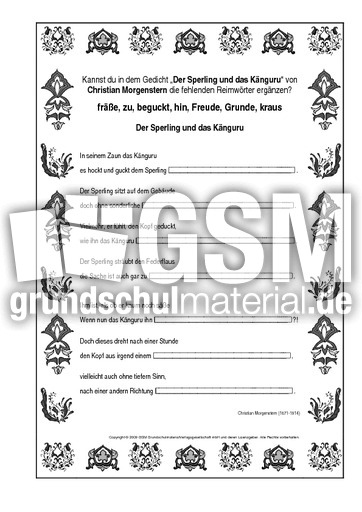 Reimwörter-Der Sperling und das Känguru-Morgenstern.pdf
